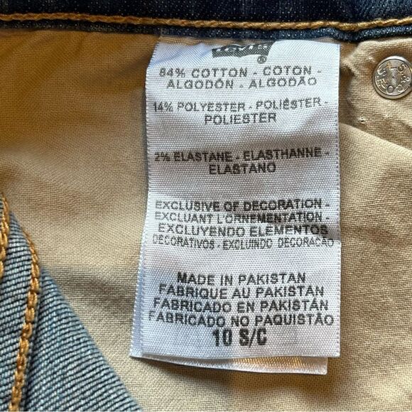 Levi's Women's Blue Jeans 512 Bootcut Size 10 S/C Perfectly Slimming - Picture 4 of 9